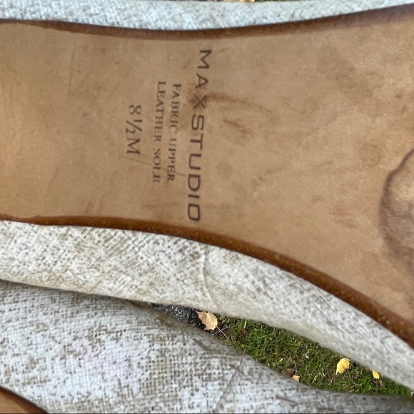 Max Studio sz 8.5 Messing Stiletto Heels - Picture 7 of 9